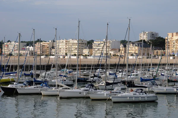 Loire Atlantique, voiliers dans le port de Pornichet — Photo
