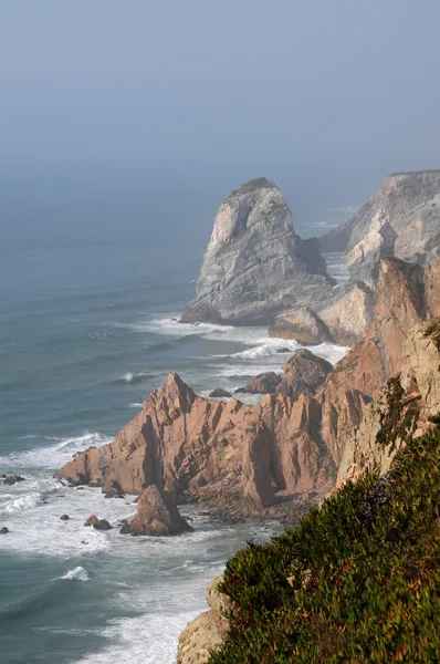Portugalsko, vertikální obrázek cabo da roca — Stock fotografie