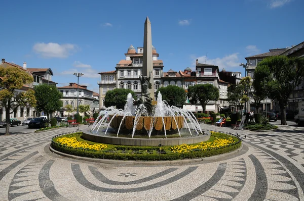 Площа міста Гімарайнш в Португалії — стокове фото