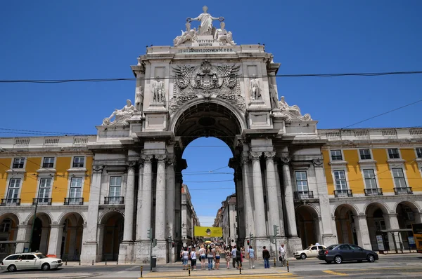 Portogallo, la Praca do Comercio di Lisbona — Foto Stock