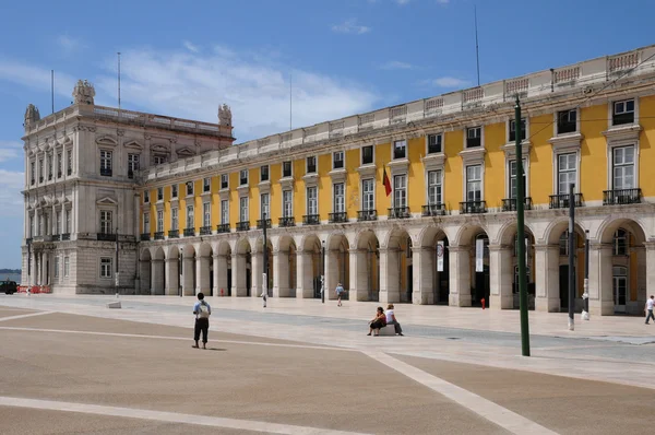 stock image Portugal, the Praca do Comercio in Lisbon