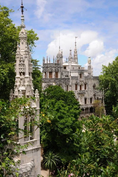 stock image Portugal, the Regaleira palace garden in Sintra