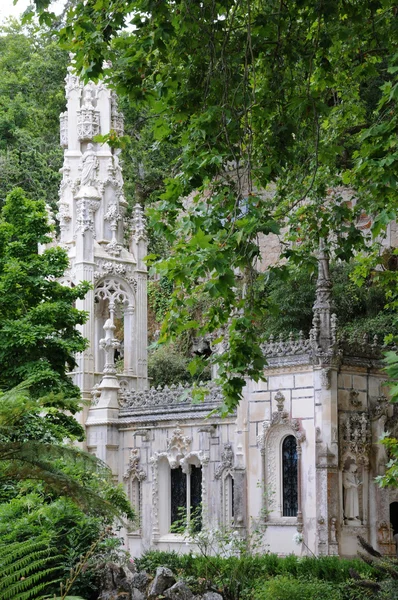 stock image Portugal, the Regaleira palace garden in Sintra