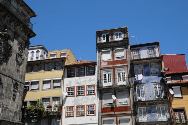 Vecchie case della città di Porto in Portogallo — Foto Stock