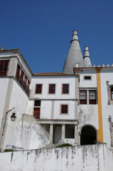 Portugal, het historische nationale paleis in sintra — Stockfoto