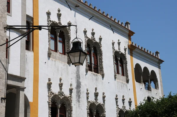 Португалия, исторический Национальный дворец в Синтре — стоковое фото