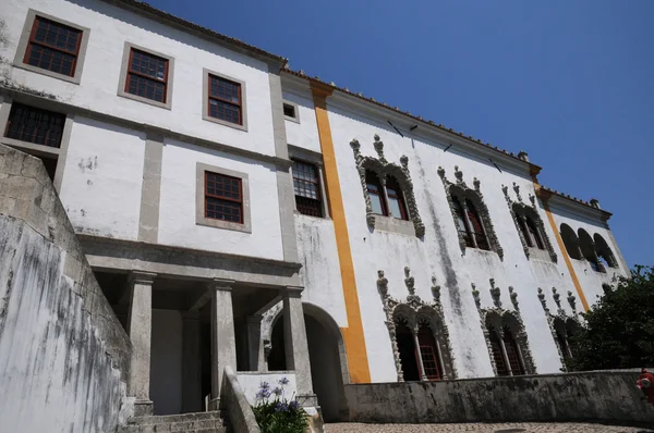 Португалія, історичні національного палацу в місті Sintra — стокове фото