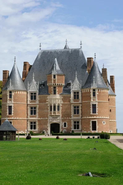 Frankrike, gotiska slottet av martainville epreville — Stockfoto