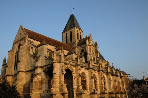 Francia, la iglesia San Martín de Triel — Foto de Stock