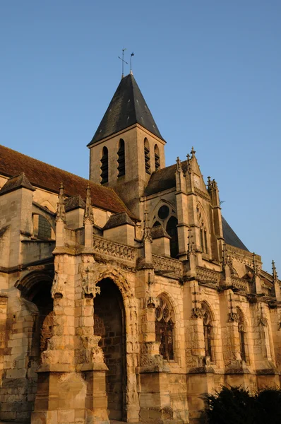 France, the church Saint Martin of Triel — Stock Photo, Image