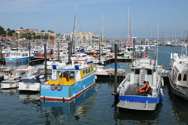 Gironde, yelkenli gemiler liman Arcachon — Stok fotoğraf