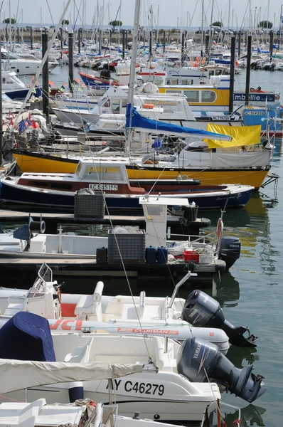 Gironde, парусные суда в порту Аркашон — стоковое фото