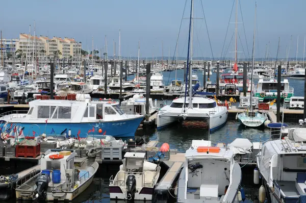Gironde, voiliers dans le port d'Arcachon — Photo