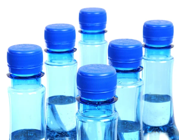Nahaufnahme von Gasflaschen auf weißem Hintergrund — Stockfoto