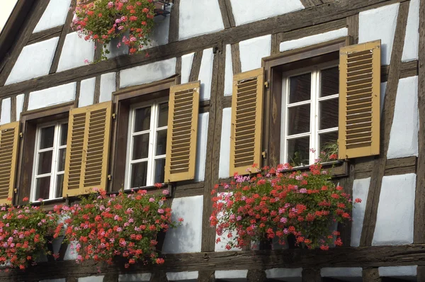 stock image France, the small village of Kaysersberg in Alsace