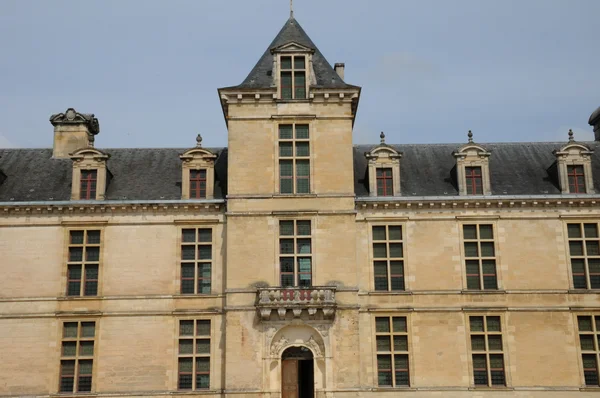 Francie, renesanční hrad cadillac v gironde — Stock fotografie