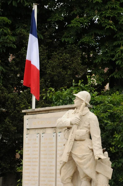 フランス、レ ミュローの戦争記念碑 — ストック写真