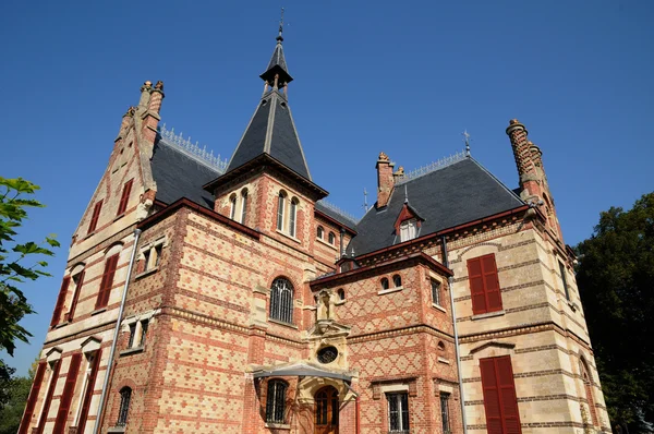 Francia, Yvelines, Castello di Becheville a Les Mureaux — Foto Stock