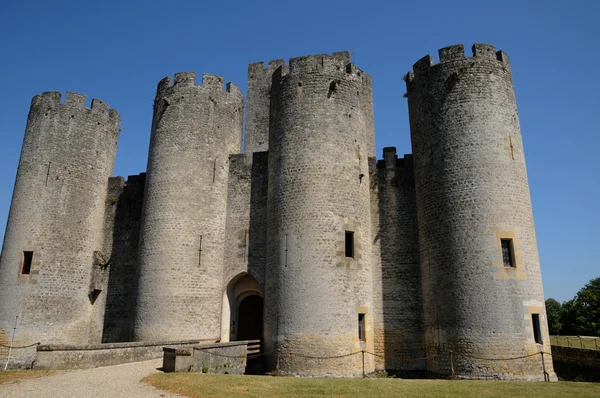 Frankrijk, het middeleeuwse kasteel van roquetaillade in gironde — Stockfoto