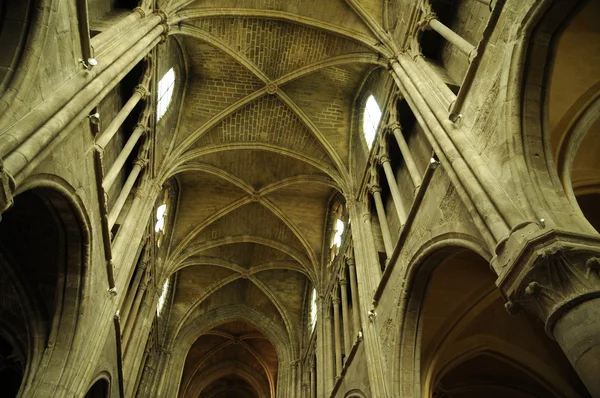 Fransa, triel kilise saint martin — Stok fotoğraf