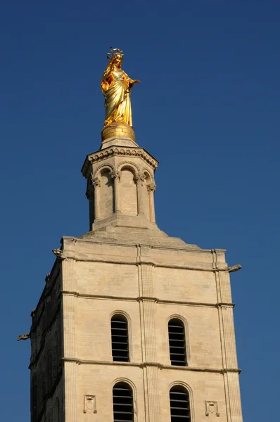 França, catedral Notre-Dame des Doms em Avignon — Fotografia de Stock