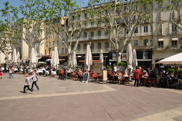 Francie, provence, umístěte de l horloge v Avignonu — Stock fotografie