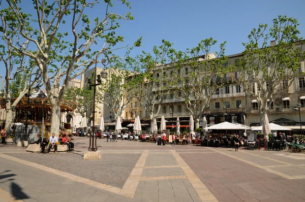 Francia, Provenza, Place de l Horloge ad Avignone — Foto Stock