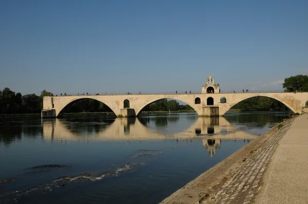 Francia, Le Pont d Avignon in Provenza — Foto Stock