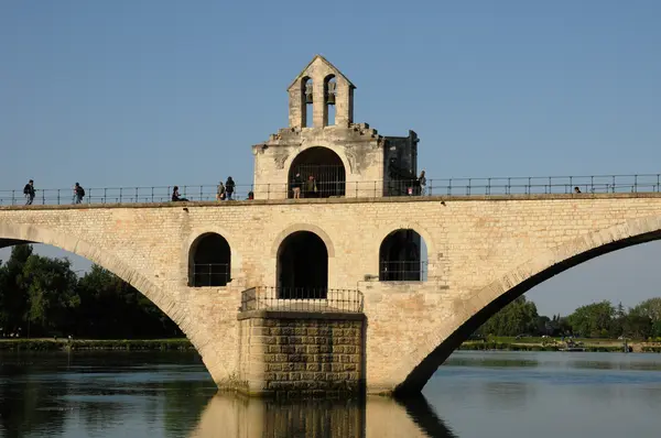 Frankrijk, le pont d avignon in de provence — Stockfoto