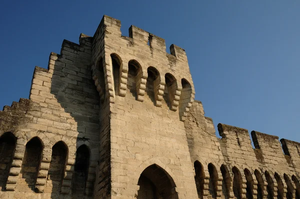 Francie, hradby Avignonu v provence — Stock fotografie