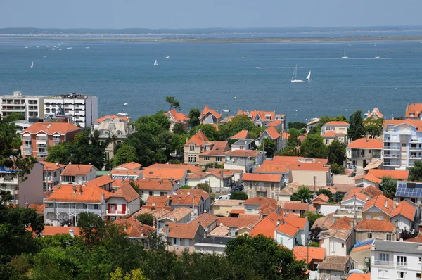 Frankreich, ein allgemeiner Blick auf Arcachon und Atlantik — Stockfoto