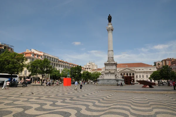 Portugal, el barrio de Baixa en Lisboa — Foto de Stock