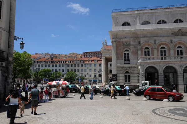 Portugal, distrik Baixa di Lisbon — Stok Foto