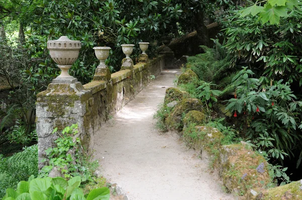 Portugal, the Regaleira palace garden in Sintra — Stock Photo, Image