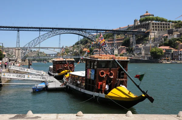 stock image Portugal, the old historical houses in Porto