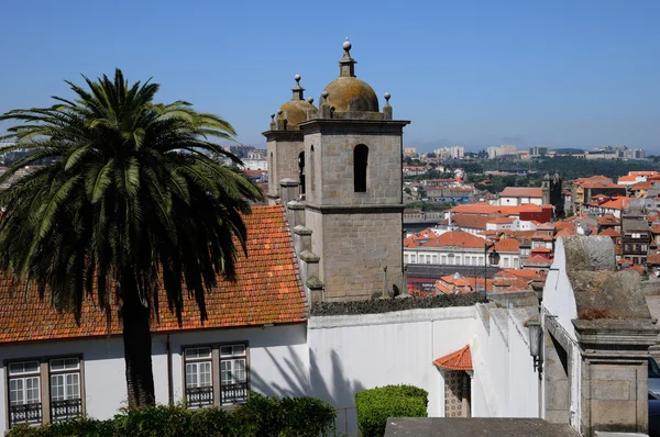 Portugalsko, staré historické domy v porto — Stock fotografie