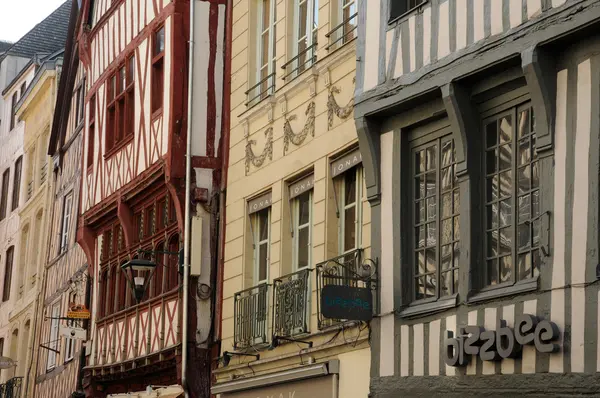 Normandy, picturesque old historical house in Rouen — Stock Photo, Image