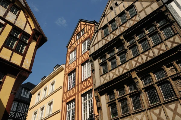 Normandia, pittoresca vecchia casa storica a Rouen — Foto Stock