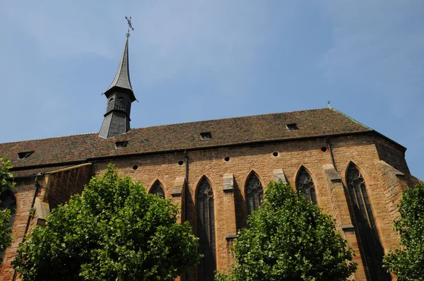 Francia, l Eglise des Dominicains a Colmar — Foto Stock