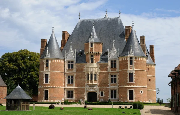 Francia, il castello gotico di Martainville Epreville — Foto Stock