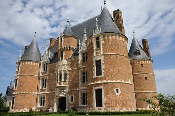 Francia, el castillo gótico de Martainville Epreville — Foto de Stock