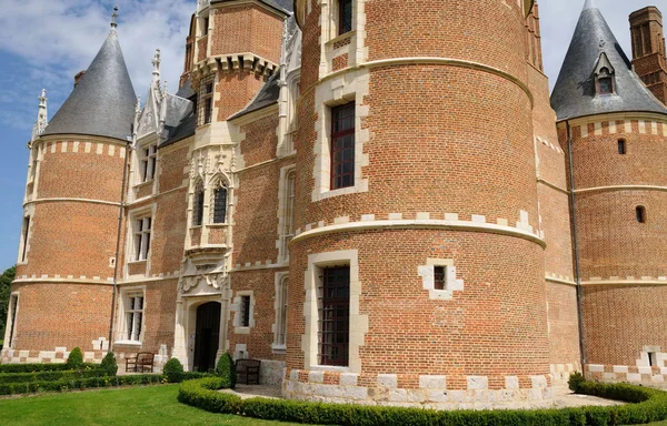 Франция, готический замок Мартенвиль Эпревиль — стоковое фото