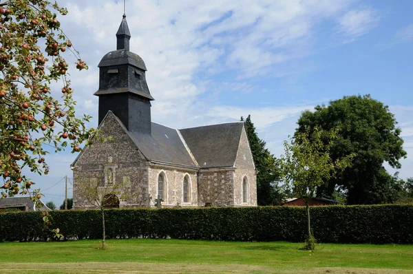 França, a igreja rural de Martainville Epreville — Fotografia de Stock