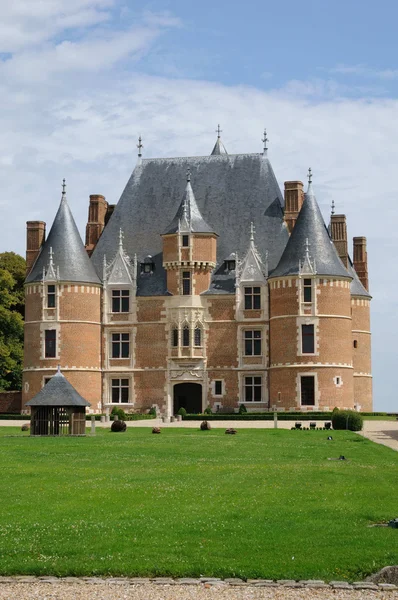 Francia, el castillo gótico de Martainville Epreville — Foto de Stock