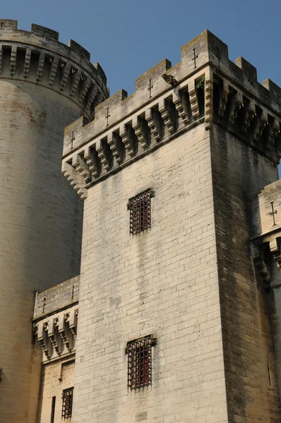 Франція, середньовічні Кастель місті Tarascon в Провансі — стокове фото