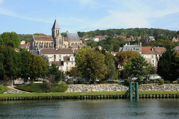 France, the city of Triel sur Seine Stock Image