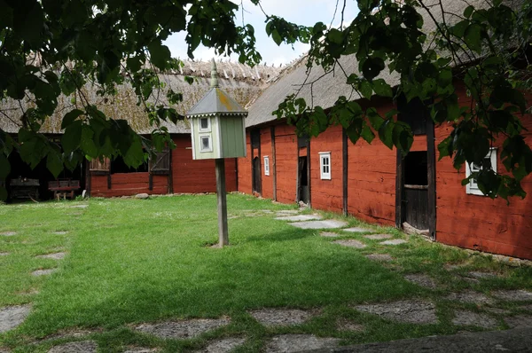 瑞典，传统的农业村博物馆的 himmelsberga — 图库照片