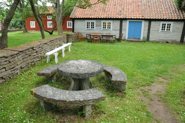 Sverige, det tradisjonelle jordbruksmuseet i Himmelsberga – stockfoto