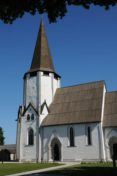Swenden, trochę stary kościół larbro — Zdjęcie stockowe