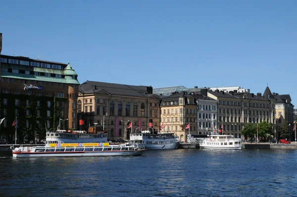 Suécia, a cidade de Estocolmo e o mar Báltico — Fotografia de Stock